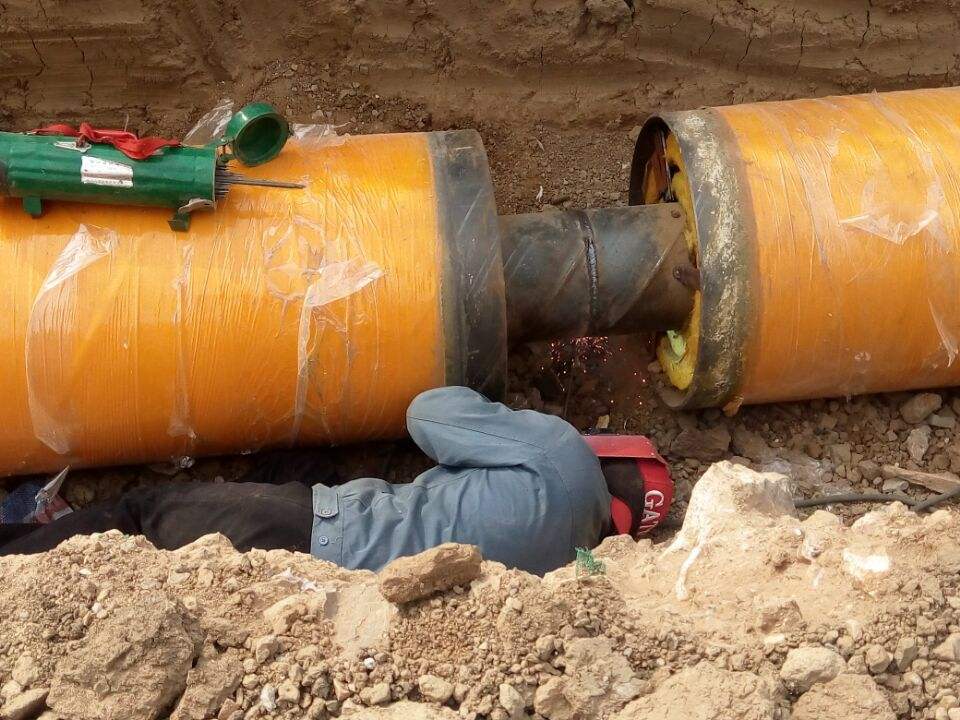 电厂管网蒸汽输送管道